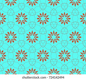 Stylish geometric background. Abstract seamless pattern. Vector illustration.