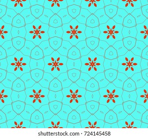 Stylish geometric background. Abstract seamless pattern. Vector illustration.