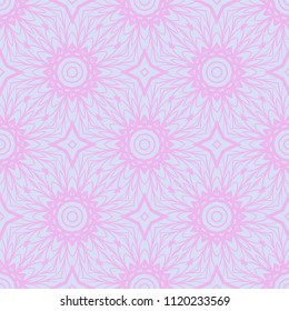 Stylish geometric background. Seamless vector illustration. Pattern for design, interior, mandala fashion.