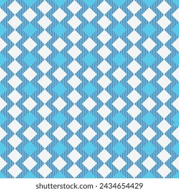 Stylish geometric blue colored seamless pattern. Trendy Fashion Colors Vector Design Perfect for Allover Fabric Print Monochrome Sky Blue Tones.