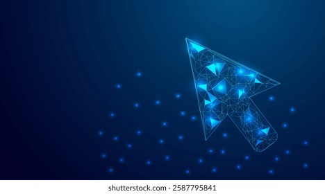 Stylish Geometric Design Featuring a Modern Writing Pen Symbol, Vibrant Colors, and Creative Digital Artwork for Education, Design, and Creative Concept Themes