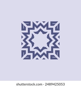 Stylish geometric letter X logo design template for tile modern companies