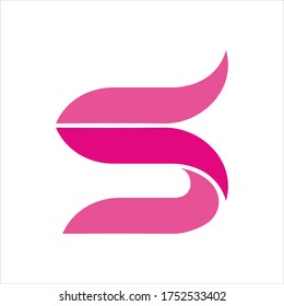 Stylish Geometric Modern Initials Letter S Logo Design for business
