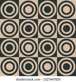 Stylish Geometric Pattern Background With Circles