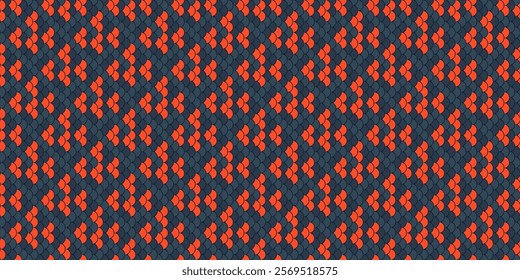 Stylish geometric pattern with overlapping circles in vibrant red and dark gray.  Perfect for textile design, website backgrounds, or modern branding.  Seamless repeat creates endless possibilities.