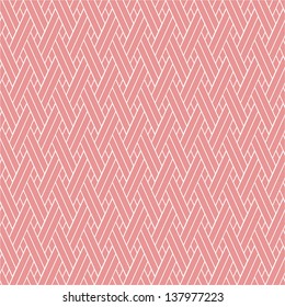 The stylish geometric pattern. Pink, white texture. Seamless vector background.