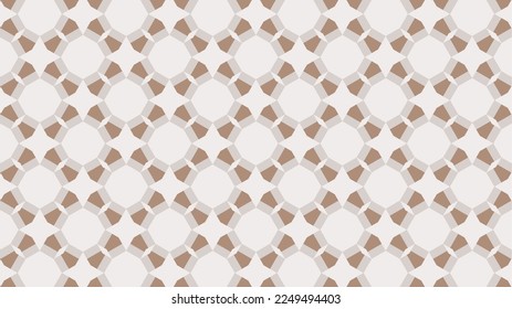 Stylish and geometric seamless pattern background vector material. Wide size. (16 to 9)