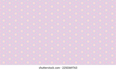 Stylish and geometric seamless pattern background vector material. Wide size. (16 to 9)