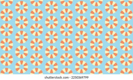 Stylish and geometric seamless pattern background vector material. Wide size. (16 to 9)