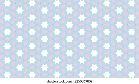 Stylish and geometric seamless pattern background vector material. Wide size. (16 to 9)