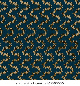 Stylish and geometric seamless pattern background vector material.