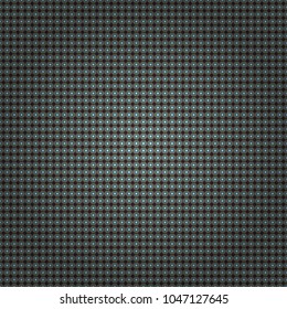 Stylish geometric seamless pattern. Modern vector linear ornament. Regularly repeating tiles grids with gray, black and white dots, polygons, hexagons, rhombuses, difficult polygonal outline shapes.