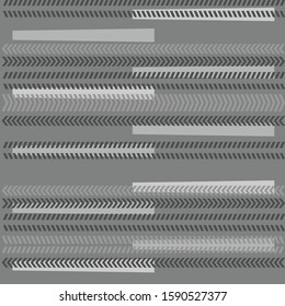 Stylish geometric texture in the form of chevron. Monochrome textile motif. Seamless pattern