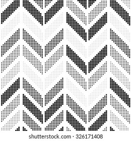 Stylish geometric texture in the form of chevron. Seamless pattern. 