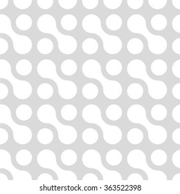 Stylish geometric texture. Monochrome. Vector illustration. Seamless pattern.