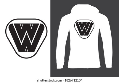 Stylish geometric t-shirt and apparel modern design, typography, print, Global swatches, vector illustration