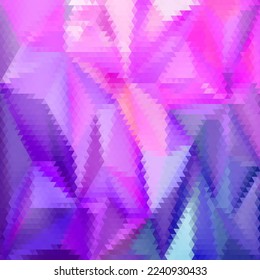 Stylish geometric vector background. Presentation template. Layout for advertising. Banner. Magazine cover, brochures and more. Color triangles.