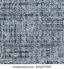 stylish geometric vintage texture effects seamless pattern design in vector digital print on linen textured. Trendy 2024 designs