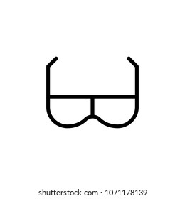 stylish glasses icon. Element of minimalistic icons for mobile concept and web apps. Thin line icon for website design and development, app development