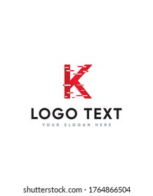 Abstract Letter Gk Logo Design Vector Stock Vector (Royalty Free ...