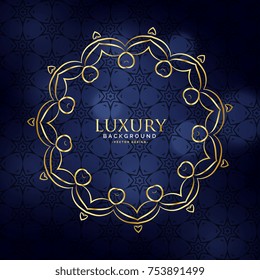 stylish golden frame vector background