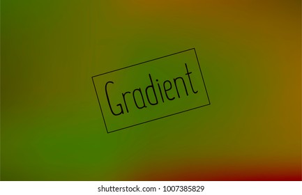 Stylish and Good Looking Green and Red Gradient with Text