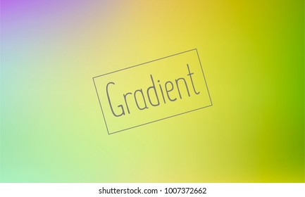 Stylish and Good Looking Yellow, Blue and Violet Gradient with Text
