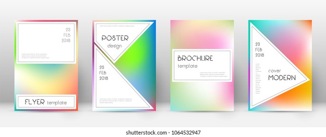 Stylish gorgeous template for Brochure, Annual Report, Magazine, Poster, Corporate Presentation, Portfolio, Flyer. Authentic bright cover page.