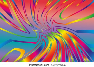 Stylish gradient background, great design for any purposes. Abstract colorful wave background. Vector vintage illustration. Color gradient background. Ornate seamless texture background.