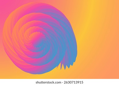 Stylish Gradient Composition with Smooth Color Transitions. Abstract vector background in bright trend colors. Ideal for minimal design,  print templates, and modern web graphics. 
