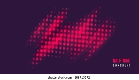 Stylish gradient pink dot circle halo background Line Vector Point form in diagonal angle - Shutterstock ID 1899133924