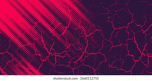 Stylish gradient pink dot circle halo background Line Vector Point form in diagonal angle