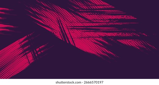 Stylish gradient pink dot circle halo background Line Vector Point form in diagonal angle	
