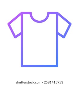 Stylish Gradient T-Shirt Icon Design Template