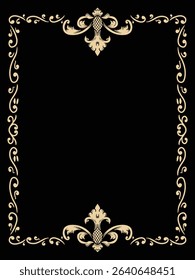 Stylish Graphic Ornamental Frame Decorative Vector