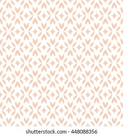 Stylish graphic pattern. Seamless floral pattern with rombuses. Vector background.