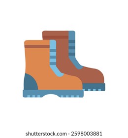 A stylish graphic of work boots for design projects.