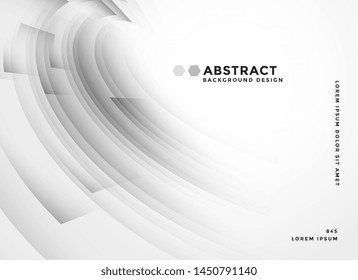 stylish gray curvy background abstract design
