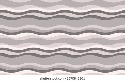 Stylish grayscale wave pattern.  Perfect for website backgrounds, textile designs, or any project needing a modern, abstract feel.  Seamless repeat ensures versatile use.