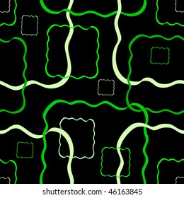 Stylish green and black background. Vector illustration