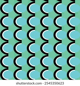 Stylish green and pink zig-zag pattern template featuring petrean shapes, ideal for voter-centric designs, campaigns, and creative presentations. Perfect blend of vibrant colors and modern layout