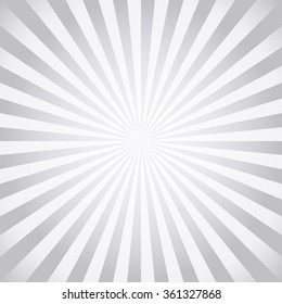 Stylish grey abstract starburst & sunburst background (NO TRANSPARENCY)