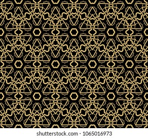 Stylish gStylish geometric texture. Repeating background with chaotic lines.Vector illustration. For design, wallpaper, fashion, print.