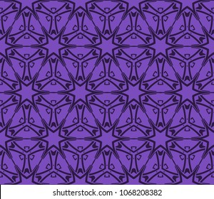 Stylish gStylish geometric texture. Repeating background with chaotic lines.Vector illustration. For design, wallpaper, fashion, print.