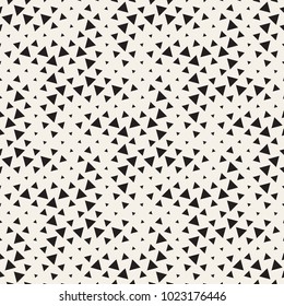 Stilvolle Halbtonstruktur. Endloser abstrakter Hintergrund mit zufälligen Formen. Vektor nahtlose Vintage Mosaik Muster.