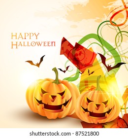 stylish halloween background vector illustration