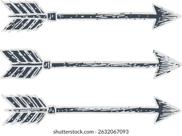 Stylish Hand Drawn Arrows Decorative Element for Your Projects