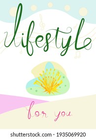 Stylish hand lettering (Stylish For You) Simple design to apply to a wide variety of applications such as backgrounds, posters, postcards, and can be customized according to your