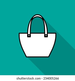 stylish handbag icon