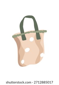 stylische Handtasche auf weißem Hintergrund